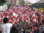 Beirut demonstration against Syrian occupation